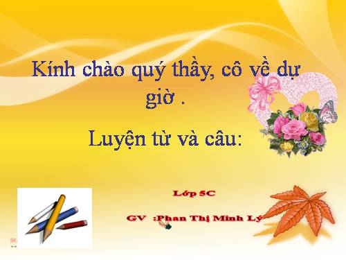 Tuần 8-9. MRVT: Thiên nhiên