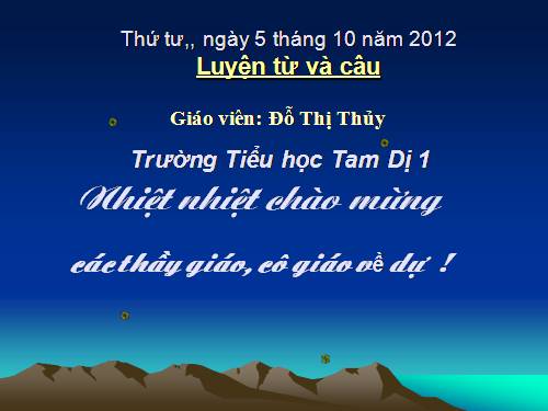 Tuần 7. Từ nhiều nghĩa