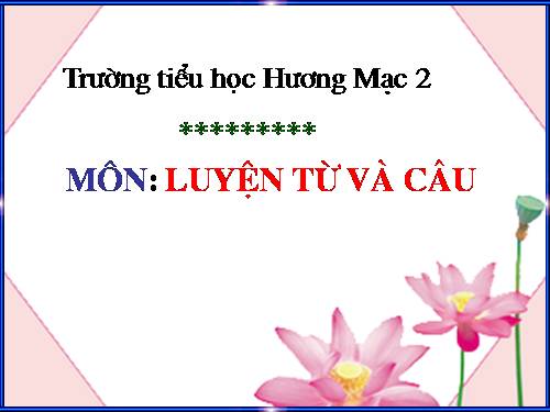 Tuần 7. Từ nhiều nghĩa