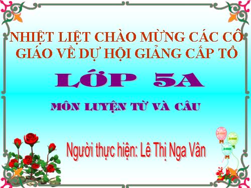 Tuần 7. Từ nhiều nghĩa