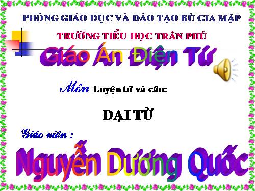 Tuần 9. Đại từ