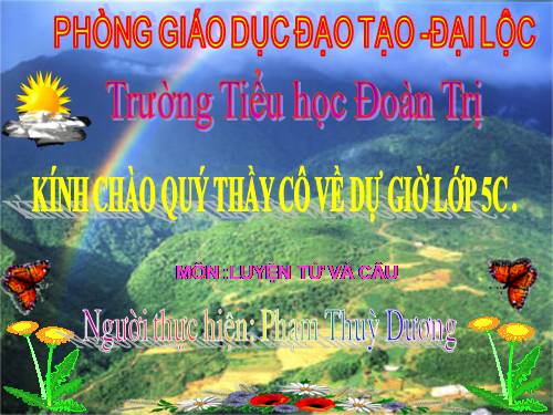 Tuần 5. MRVT: Hoà bình