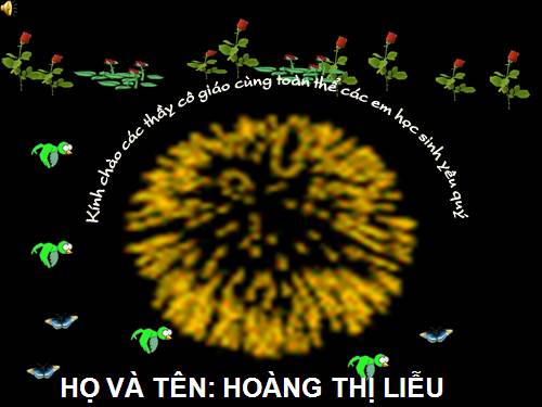 Tuần 11. Đại từ xưng hô