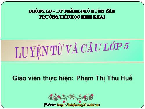 Tuần 2. MRVT: Tổ quốc