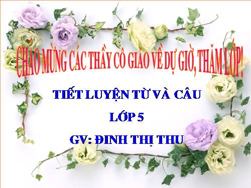 Tuần 26-27. MRVT: Truyền thống