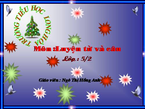 Tuần 8-9. MRVT: Thiên nhiên