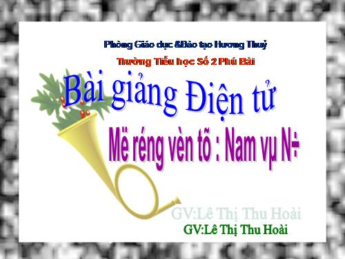 Tuần 30. MRVT: Nam và nữ