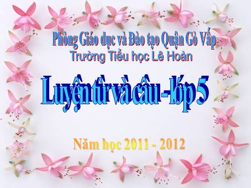 Tuần 11. Quan hệ từ