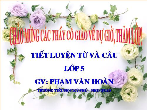 Tuần 26-27. MRVT: Truyền thống