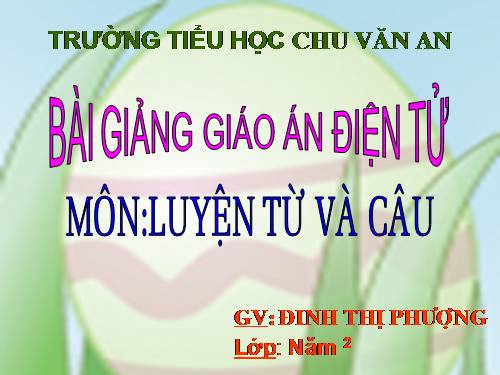 Tuần 15-16. Tổng kết vốn từ