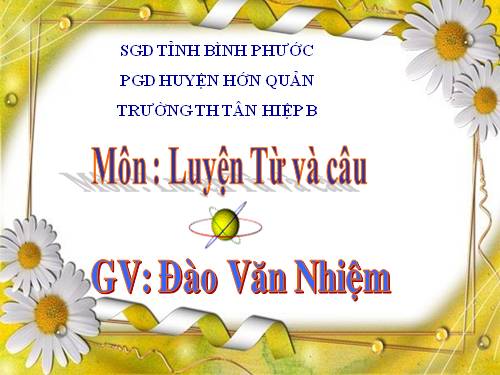 Tuần 12-13. Luyện tập về quan hệ từ