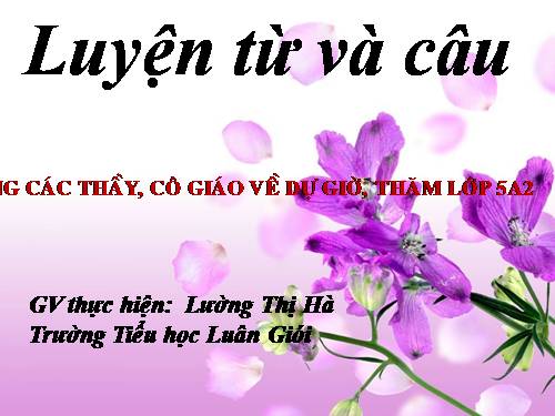 Tuần 15. MRVT: Hạnh phúc