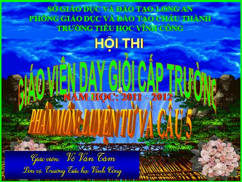 Tuần 20-21. MRVT: Công dân