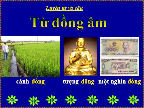 Tuần 5. Từ đồng âm