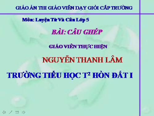 Tuần 19. Câu ghép