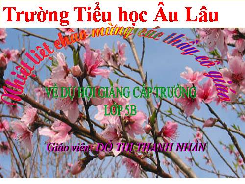 Tuần 25. Liên kết các câu trong bài bằng cách lặp từ ngữ