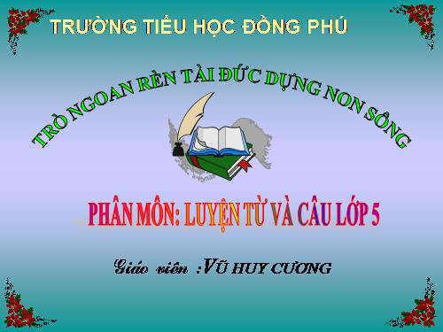 Tuần 11. Đại từ xưng hô