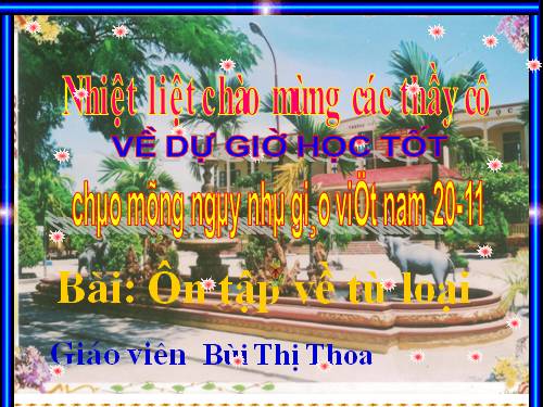 Tuần 14. Ôn tập về từ loại