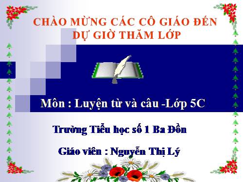 Tuần 12-13. Luyện tập về quan hệ từ