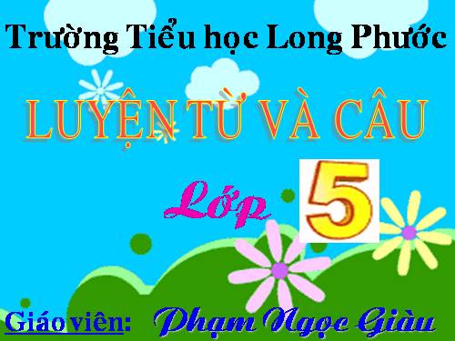 Tuần 14. Ôn tập về từ loại