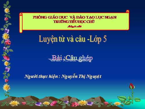 Tuần 19. Câu ghép