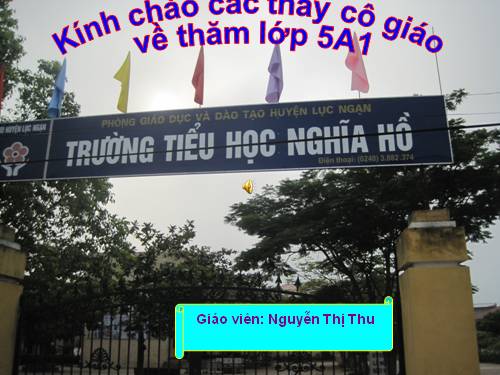 Tuần 8-9. MRVT: Thiên nhiên