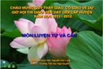Tuần 7. Từ nhiều nghĩa