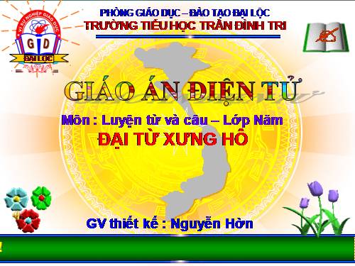 Tuần 11. Đại từ xưng hô