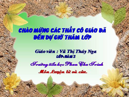 Tuần 8-9. MRVT: Thiên nhiên