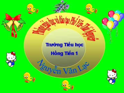 Tuần 33. MRVT: Trẻ em
