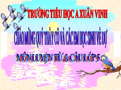 Tuần 30. MRVT: Nam và nữ