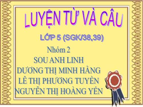 Tuần 4. Từ trái nghĩa