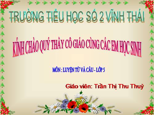 Tuần 30. MRVT: Nam và nữ