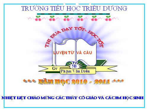 Tuần 20-21-22-23. Nối các vế câu ghép bằng quan hệ từ