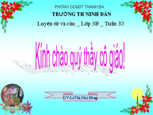 Tuần 32. Ôn tập về dấu câu (Dấu hai chấm)