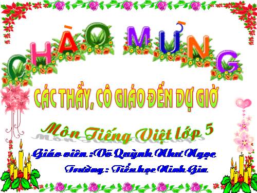 Tuần 11. Đại từ xưng hô