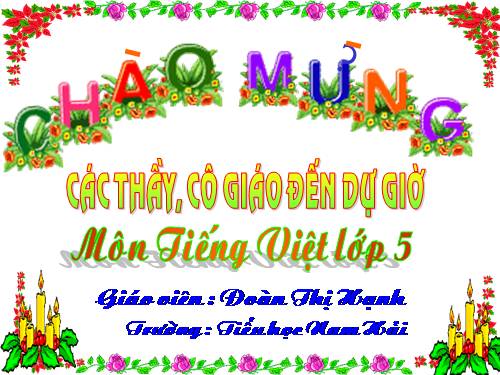 Tuần 11. Đại từ xưng hô