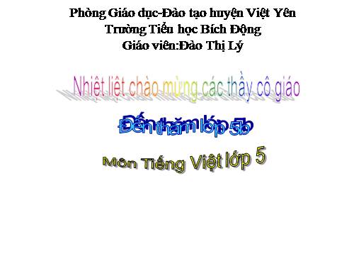 Tuần 17. Ôn tập về câu