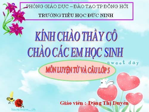 Tuần 23-24. MRVT: Trật tự - An ninh