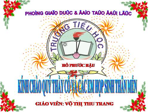 Tuần 20-21-22-23. Nối các vế câu ghép bằng quan hệ từ