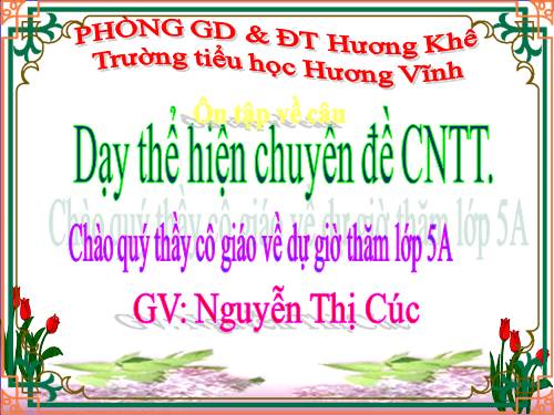 Tuần 17. Ôn tập về câu