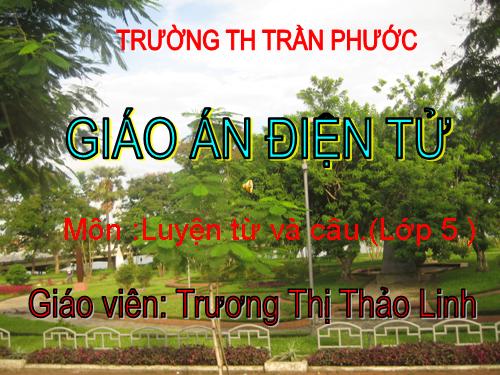 Tuần 14. Ôn tập về từ loại