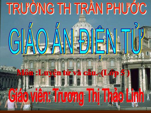 Tuần 20-21. MRVT: Công dân