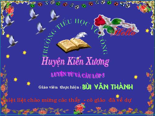 Tuần 20-21-22-23. Nối các vế câu ghép bằng quan hệ từ