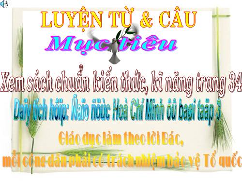 Tuần 20-21. MRVT: Công dân