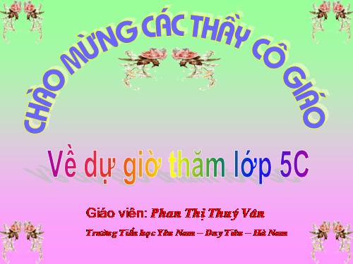 Tuần 8-9. MRVT: Thiên nhiên