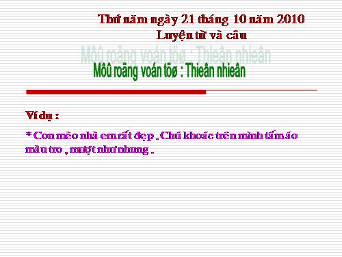 Tuần 9. Đại từ