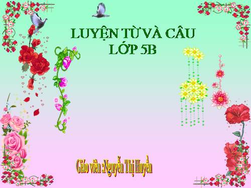 Tuần 14. Ôn tập về từ loại