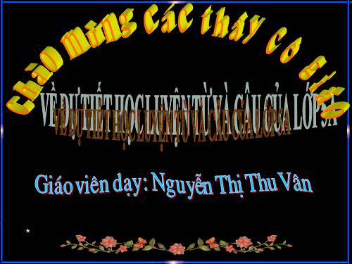 Tuần 12-13. MRVT: Bảo vệ môi trường