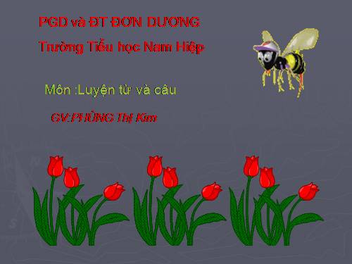 Tuần 12-13. MRVT: Bảo vệ môi trường